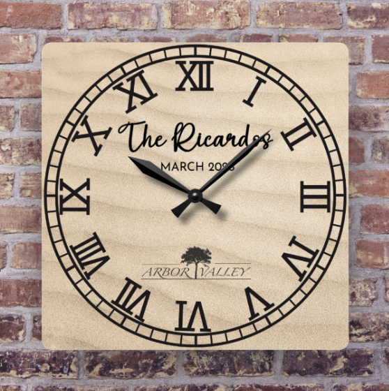 Acrylic Clock