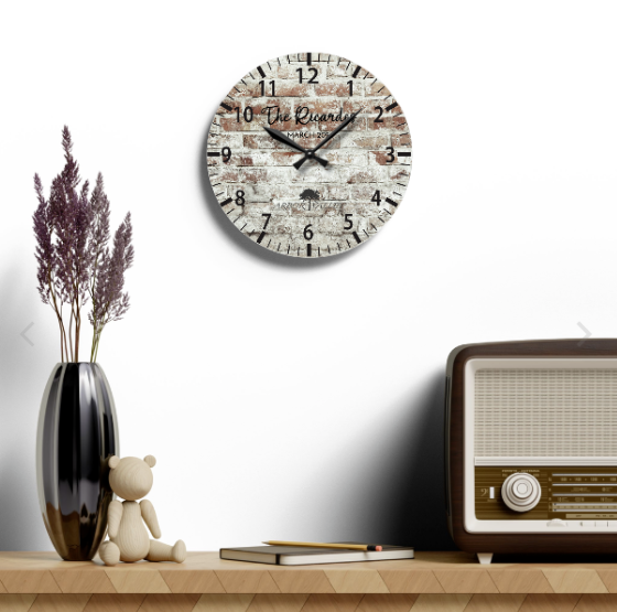 Acrylic Clock